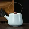 Juego de Té Horno Ru 2026 Nuevo Modelo Oficina Juego de Té Completo Set Regalo de Negocio para Empresa Uso Doméstico Juego de Té Kung Fu