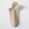 Calcetines Cortos para Hombre y Mujer Color Liso Primavera y Verano Antibacterianos Desodorantes Absorbentes de Sudor Transpirables Calcetines Tipo Mocasín con Talón para Hombre Calcetines Deportivos