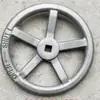 Válvula con volante de norma nacional, interruptor de manija de agujero cuadrado, disco giratorio, válvula de compuerta de hierro fundido, llave de disco DN15-600