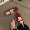 Zapatos de Moño con Falda, Zapatos de una Sola Pieza Cómodos, Nuevos Zapatos Mary Jane Estilo Francés Dulce y Suave Primavera y Verano 2025