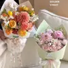 2026 Nuevo Modelo Día del Maestro Pieza de Moldeado de Doble Punta Color Sólido Herramienta Integrada para Envolver Flores Suministros para Floristería Mayoreo