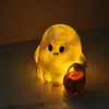 Adornos de Fantasma Pequeño de Halloween Transfronterizos Decoración Creativa para el Hogar Lindos Adornos de Fantasma para Escritorio Manualidades de Resina