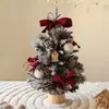 Decoración Navideña Árbol de Navidad Hogar Pequeños Adornos Encriptados DIY Hechos a Mano Estilo Ins Set Escena de Regalo Arreglo