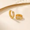 Pendientes de Aro Doble con Diamantes Cepillados de Plata de Ley S925 Yuebao Jewelry Minimalistas de Lujo Ligero para el Trabajo de Nicho Versátiles