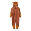 Pijama Labubu de dibujos animados para mujer de una pieza de franela con diseño de animal capibara al por mayor de fábrica para venta transfronteriza