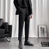 Pantalones de traje nuevos de primavera y otoño para hombre, estilo coreano, de moda, ajustados, ajustados, casuales, largos, rectos y sueltos.