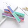 Lixa de Unha Polimento Jateamento Lixa Tira Seis Lados Polimento Ferramenta de Manicure Faca Dupla Face Atacado