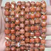 6mm 8mm Pedra Natural Cristal Ágata Canto Chanfrado Quadrado DIY Pulseira Colar Acessórios de Joias Produtos Semi-Acabados Atacado