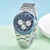 2025 Reloj de Cuarzo Popular para Hombre Tianjia Banda de Acero de 6 Pines Calendario Fabricante Venta al por Mayor Dropshipping