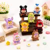 Figura de Didi Bebé de Cuerpo Completo de Dibujos Animados Llavero Lindo Juguete Giratorio de Resina DIY Zapato de Madera Muñeca de Bolsa Sorpresa Casa de Muñecas