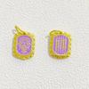 Accesorios de oro antiguo que conservan el color azul quemado juego de cinco piezas colgante de triángulo jingwenfu etiqueta pequeña zachilam pulsera DIY