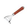 Pelador de cocina de acero inoxidable 304, cuchillo pelador de frutas multifuncional, mango de madera, utensilio de cocina