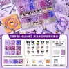 Pulsera Juguete para Jardín de Infancia Cuentas Hecho a Mano Kit de Materiales DIY Pulsera para Niña Pequeña Set de Cuentas Caja de Regalo Recuerdo