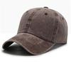 Gorra de Béisbol Lisa de Algodón Puro Lavado de Color Sólido para Mujeres y Hombres, Gorra Transpirable Casual con Protección Solar, Circunferencia de Cabeza Pequeña, Venta al por Mayor, Transfronterizo