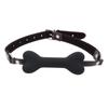 Accesorios de Entrenamiento SM Hueso de Perro Tapón Bucal Bola Oral de Silicona Atadura para Hombres y Mujeres Productos para Adultos Juguetes Sexuales