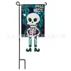 Bandera de Nuevo Estilo Transfronteriza Halloween Navidad Gnomo Impresa a Doble Cara Decoración de Bandera para Jardín al Aire Libre Arreglo de Escena