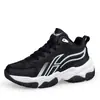 Otoño Invierno Tallas Grandes AliExpress Zapatos Deportivos Casuales para Hombre Zapatos para Hombre de Comercio Exterior Suela Gruesa Superficie de Cuero Antideslizante Zapatos de Correr Cálidos para Hombre