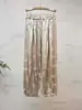 Outono de 2025 Novo Estilo Chinês Jacquard Calça Slim Cintura Elástica Versátil Calça Casual Calça Feminina Petite