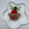 Enfeites de Natal acessórios de vestuário sapatos cachecol boneca de algodão desenho animado broche de pelúcia chaveiro pingente acessórios acessórios
