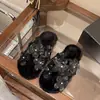 Ins flor menina doce pantufas de algodão quentes outono e inverno versátil novo estilo pantufas de algodão para mulheres conforto em casa interno
