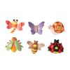 Dibujos animados diy resina accesorios accesorios lindo insecto pegamento crema hecho a mano pinza para el cabello funda para teléfono móvil hebilla de zapato accesorios lote