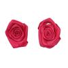 4 CM estilo coreano tridimensional Camélia pequena fragrância tecido de cetim grande flor corpete broche cocar acessórios de flores sapato acessórios de flores