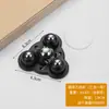 Tipo Adhesivo Polea Universal Rueda con Rodamiento de Bolas sin Perforaciones Base Engrosada para el Hogar Rueda Pequeña Silenciosa Móvil Resistente al Desgaste