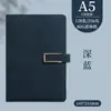 Cuaderno de Negocios A5 Personalizado con Logo Imprimible Minutas de Reunión de Oficina Cuero Suave Engrosado Bloc de Notas de Trabajo