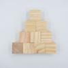 Bloques de construcción para niños Pine Square Bloque cuadrado diy Bloques de construcción para niños