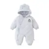 25 Anos Novo Pronto para o Inverno Macacão de Bebê Pinça de Roupa Algodão Espessado Masculino e Feminino Bebê Desenho Animado Roupa de Algodão Roupa de Bebê Quente