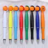 Pluma Giratoria Forma de Calabaza de Halloween Pluma de Bola de Calabaza Personalizable con Logo Venta Caliente Regalo Pluma de Calabaza Promocional