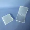 Caixa Plástica Transparente Quadrada Alta 18mm Transfronteiriça Vazia Caixa de Embalagem para Acessórios e Peças de Equipamentos de Pesca Caixa de Armazenamento Portátil Atacado
