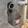 Caja de almacenamiento con ventosa para toallas faciales desechadas, para baño, de uso secundario, de algodón suave, para pared