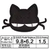 Comércio exterior homens e mulheres Bebê desenho animado patch bordado tecido pasta roupas pasta para passar adesivos traseiros Gato Branco Gato Branco Gato Preto