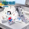 Mangas de seda helada para protección solar de verano para mujer, lindos estampados de dibujos animados, protección UV para conducir y andar en bicicleta, al por mayor