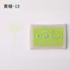 40 Cores Papelaria Criativa Coreana DIY Carimbeira Companheira de Carimbo Carimbeira Colorida Carimbeira de Cintura Côncava Esponja Espessada