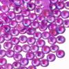 Cristal de Vidro Luminoso Fluorescente para Nail Art com Fundo Plano Diamante Strass Redondo Adesivo Colorido Diamante DIY Acessórios para Joias Feitas à Mão