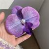 Clip para el pelo de Flor Phalaenopsis con Ambiente, Pinza para Flequillo Lateral, Pinza de Pato, Pinza Grande de Agarre de Alta Calidad, Clip para el Peinado de Mujer