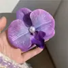 (Liquidación) Yhj Accesorios para el Cabello Horquilla de Phalaenopsis Ambiente Femenino Foto Flor Pinza de Pato Pinza Lateral Dulce Tocado