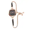 Reloj Pulsera Elegante con Incrustaciones de Diamantes para Mujer, Reloj para Estudiante Mujer, Reloj de Cuarzo Transfronterizo, Transmisión en Vivo del Fabricante, Envío Directo de Una Pieza