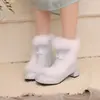 24 Botas de Piel para Otoño Dama Punta Redonda Tacón Medio Botines Cortos Padre-Hijo Botón de Rana Botas de Mujer Talla 6-25 Talla Zapatos Infantiles