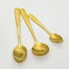 Cuchara de Acero Inoxidable 304, Cuchara Larga para Hielo, Cuchara Redonda, Cuchara de Mesa para el Hogar, Cuchara para Postre y Helado, Cuchara para Café, Cuchara para Yogur