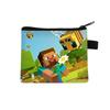Carteira Minecraft Novo Modelo Transfronteiriça, Porta-Moedas Grande Capacidade High-End para Estudantes, Mini Porta-Cartões Curto Infantil Atacado