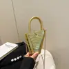 Bolsa Feminina Transfronteiriça Nova Bolsa de Corrente com Formato Retrô Americano Super Popular Bolsa Transversal Feminina de Formato Especial com Estampa de Leopardo Bolsa para Batom para Mulheres