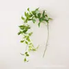 Clematis Folha Samambaia Folha Simulação Chlorophyllum Planta Verde Material para Arranjo de Flores Decoração de Casa Casamento Simulação Madressilva