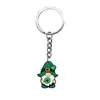Cientos de St. Colgantes para Llavero del Día de San Patricio, Decoraciones para Llavero de Sombrero Verde DIY de Goma Suave de PVC, Artículos de Regalo