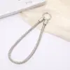 Novo pingente de corrente de strass de alta qualidade para celular, corrente de diamante de luxo, acessórios para pendurar chaveiro de capa de celular