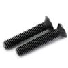 Tornillo de cabeza avellanada Phillips KM de acero al carbono negro Tornillo de cabeza plana M1/M1.2/M1.4/M1.6