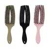 Nuevo peine de seis púas peine de costillas huecas peine curvo peine especial para el cabello de niñas peine de masaje al por mayor