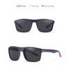 KDEAM Nuevas Gafas de Sol Polarizadas Cuadradas Almohadilla Nasal de Silicona 1.1TAC Película Real que Cambia de Color Gafas de Exterior KD101
